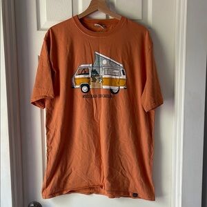 Techstyles Myrtle Beach Orange Graphic T-Shirt